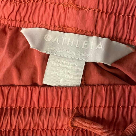 Athleta Expedition Shorts Burnt Orange Shorts. Women’s Size 6. - Picture 6 of 6